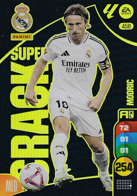 #458 Modric (Real Madrid CF) Panini Adrenalyn XL La Liga 2024-25 SUPER CRACKS #458 Modric (Real Madrid CF) Panini Adrenalyn XL La Liga 2024-25 SUPER CRACKS