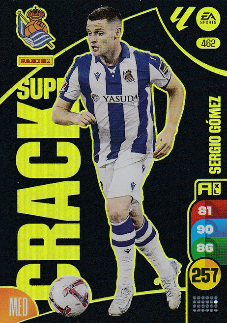 #462 Sergi Gomez (Real Sociedad) Panini Adrenalyn XL La Liga 2024-25 SUPER CRACKS