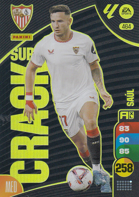 #464 Saul (Sevilla FC) Panini Adrenalyn XL La Liga 2024-25 SUPER CRACKS #464 Saul (Sevilla FC) Panini Adrenalyn XL La Liga 2024-25 SUPER CRACKS