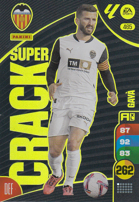#465 Gaya (Valencia CF) Panini Adrenalyn XL La Liga 2024-25 SUPER CRACKS