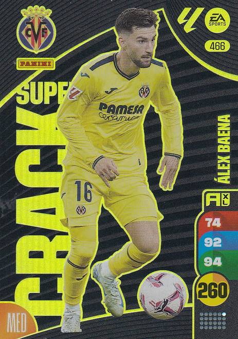#466 Alex Baena (Villarreal CF) Panini Adrenalyn XL La Liga 2024-25 SUPER CRACKS