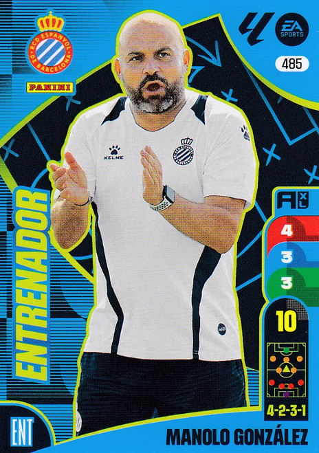 #485 Manolo Gonzalez (RCD Espanyol) Panini Adrenalyn XL La Liga 2024-25 ENTRENADOR #485 Manolo Gonzalez (RCD Espanyol) Panini Adrenalyn XL La Liga 2024-25 ENTRENADOR