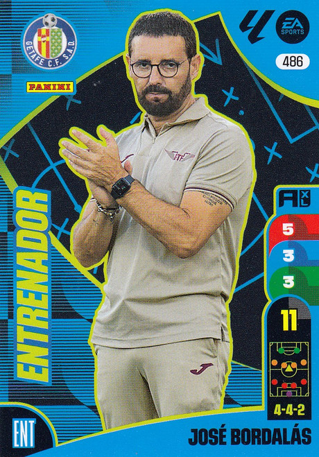 #486 Jose Bordelas (Getafe CF) Panini Adrenalyn XL La Liga 2024-25 ENTRENADOR #486 Jose Bordelas (Getafe CF) Panini Adrenalyn XL La Liga 2024-25 ENTRENADOR