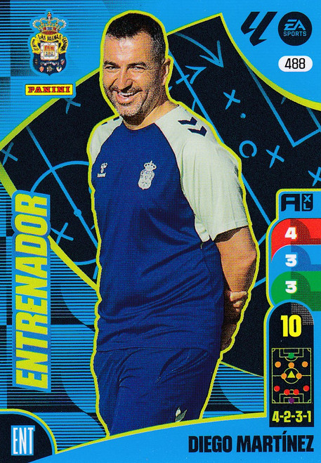 #488 Diego Martinez (UD Las Palmas) Panini Adrenalyn XL La Liga 2024-25 ENTRENADOR #488 Diego Martinez (UD Las Palmas) Panini Adrenalyn XL La Liga 2024-25 ENTRENADOR