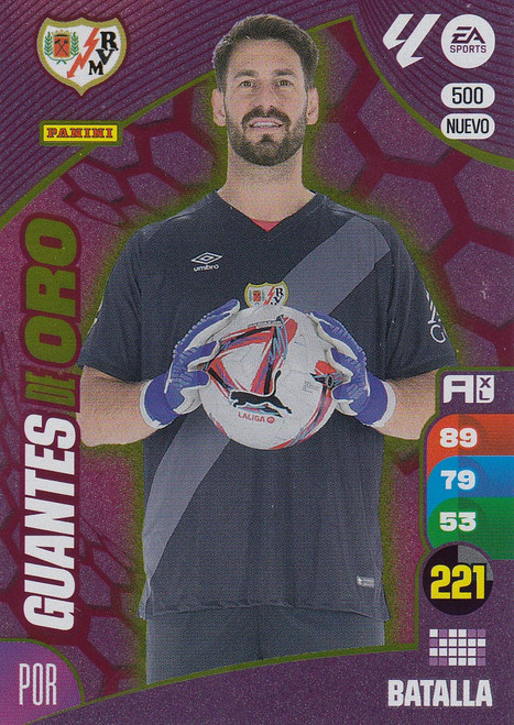 #500 Batalla (Rayo Vallecano) Panini Adrenalyn XL La Liga 2024-25 NUEVO GUANTES DE ORO #500 Batalla (Rayo Vallecano) Panini Adrenalyn XL La Liga 2024-25 NUEVO GUANTES DE ORO