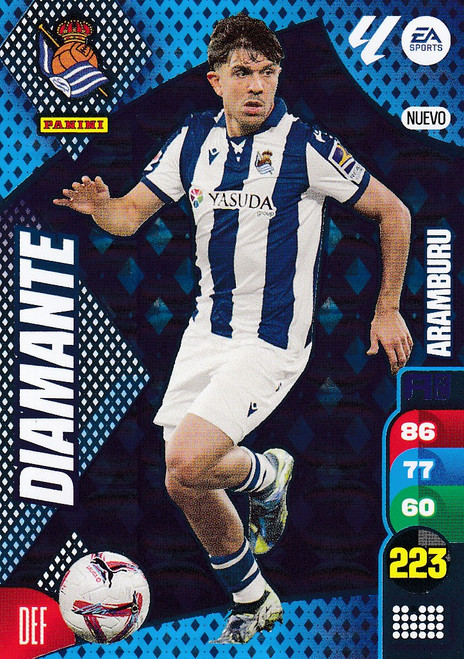 #NNO Aramburu (Real Sociedad) Panini Adrenalyn XL La Liga 2024-25 NUEVO DIAMANTES #NNO Aramburu (Real Sociedad) Panini Adrenalyn XL La Liga 2024-25 NUEVO DIAMANTES