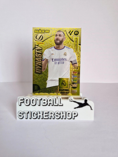#DY13 Benzema 2021-22 (Real Madrid CF) Panini Adrenalyn XL La Liga 2024-25 DYNASTY BALON DE 'ORO #DY13 Benzema 2021-22 (Real Madrid CF) Panini Adrenalyn XL La Liga 2024-25 DYNASTY BALON DE 'ORO