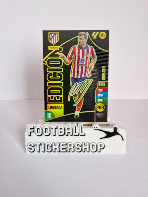 Sorloth (Atletico Madrid) Panini Adrenalyn XL La Liga 2024-25 EDICION LIMITADA SIGNATURE Sorloth (Atletico Madrid) Panini Adrenalyn XL La Liga 2024-25 EDICION LIMITADA SIGNATURE