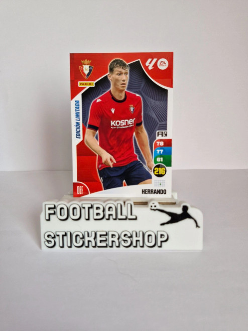 Herrando (CA Osasuna) Panini Adrenalyn XL La Liga 2024-25 LAST MOMENT EDICION LIMITADA Herrando (CA Osasuna) Panini Adrenalyn XL La Liga 2024-25 LAST MOMENT EDICION LIMITADA