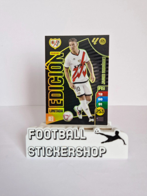 James Rodriguez (Rayo Vallecano) Panini Adrenalyn XL La Liga 2024-25 EDICION LIMITADA James Rodriguez (Rayo Vallecano) Panini Adrenalyn XL La Liga 2024-25 EDICION LIMITADA