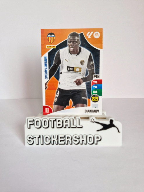 Diakhaby (Valencia CF) Panini Adrenalyn XL La Liga 2024-25 LAST MOMENT EDICION LIMITADA Diakhaby (Valencia CF) Panini Adrenalyn XL La Liga 2024-25 LAST MOMENT EDICION LIMITADA