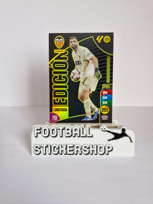 Mamardashvili (Valencia CF) Panini Adrenalyn XL La Liga 2024-25 EDICION LIMITADA Mamardashvili (Valencia CF) Panini Adrenalyn XL La Liga 2024-25 EDICION LIMITADA