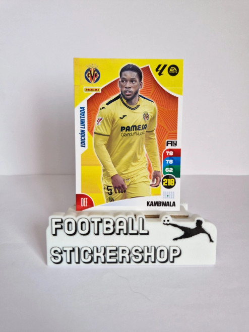 Kambwala (Villarreal CF) Panini Adrenalyn XL La Liga 2024-25 LAST MOMENT EDICION LIMITADA