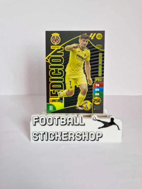 Gerard Moreno (Villarreal CF) Panini Adrenalyn XL La Liga 2024-25 EDICION LIMITADA Gerard Moreno (Villarreal CF) Panini Adrenalyn XL La Liga 2024-25 EDICION LIMITADA