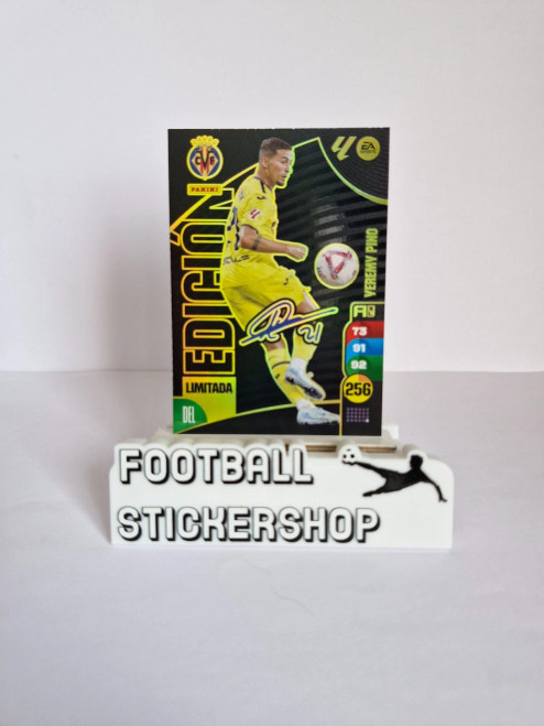 Yeremy Pino (Villarreal CF) Panini Adrenalyn XL La Liga 2024-25 EDICION LIMITADA SIGNATURE