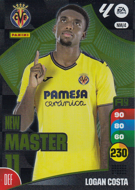 #NM4 Logan Costa (Villarreal CF) Panini Adrenalyn XL La Liga 2024-25 NEW MASTER #NM4 Logan Costa (Villarreal CF) Panini Adrenalyn XL La Liga 2024-25 NEW MASTER