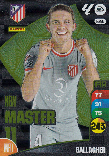 #NM6 Gallagher (Atletico Madrid) Panini Adrenalyn XL La Liga 2024-25 NEW MASTER #NM6 Gallagher (Atletico Madrid) Panini Adrenalyn XL La Liga 2024-25 NEW MASTER