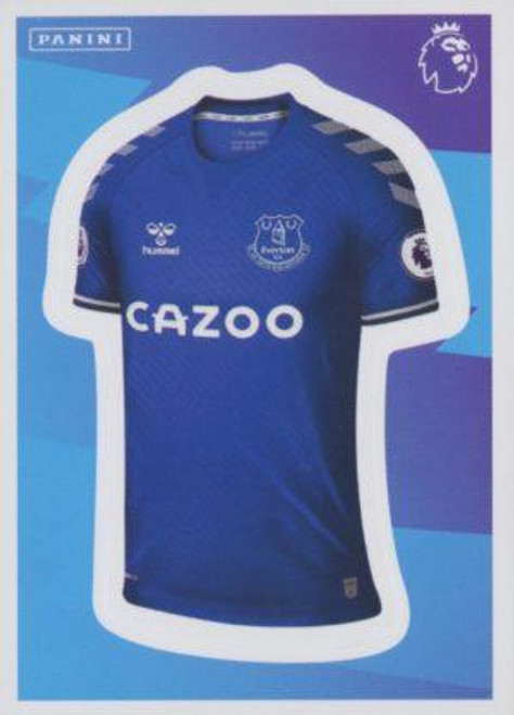 #209 Home Kit (Everton) Panini Premier League 2021 Sticker Collection