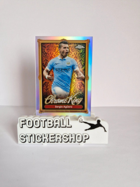 #CK14 Sergio Aguero (Manchester City) Topps Premier League 2026 Trading Card CHROME KING #CK14 Sergio Aguero (Manchester City) Topps Premier League 2026 Trading Card CHROME KING