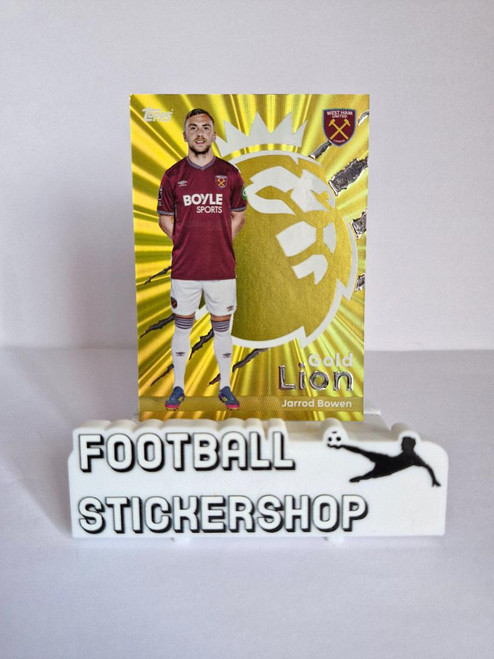 #GL17 Jarrod Bowen (West Ham United) Topps Premier League 2026 Trading Card GOLD LION #GL17 Jarrod Bowen (West Ham United) Topps Premier League 2026 Trading Card GOLD LION