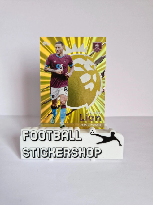 #GL19 Josh Brownhill (Burnley) Topps Premier League 2026 Trading Card GOLD LION #GL19 Josh Brownhill (Burnley) Topps Premier League 2026 Trading Card GOLD LION