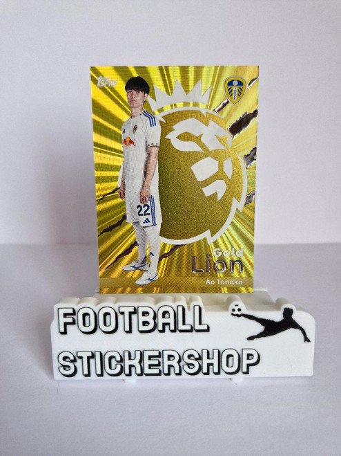 #GL20 Ao Tanaka (Leeds United) Topps Premier League 2026 Trading Card GOLD LION #GL20 Ao Tanaka (Leeds United) Topps Premier League 2026 Trading Card GOLD LION