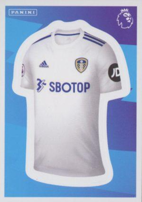 #267 Home Kit (Leeds United) Panini Premier League 2021 Sticker Collection