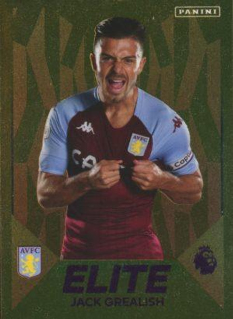 #314 Jack Grealish (Aston Villa) Panini Premier League 2021 Sticker Collection ELITE