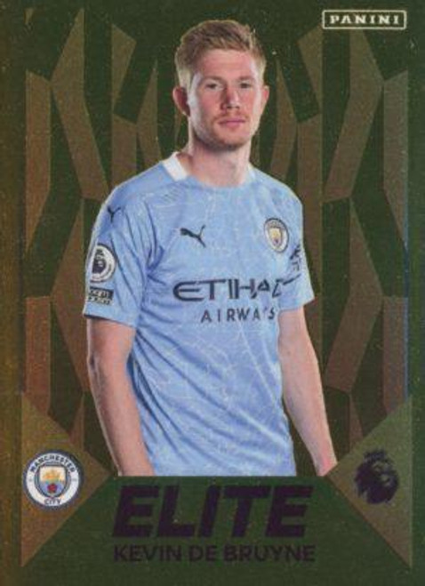 #324 Kevin De Bruyne (Manchester City) Panini Premier League 2021 Sticker Collection ELITE