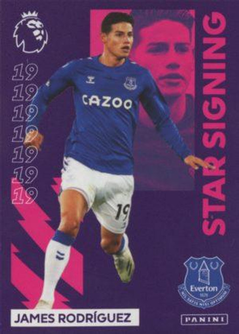 #339 James Rodriguez (Everton) Panini Premier League 2021 Sticker Collection STAR SIGNING
