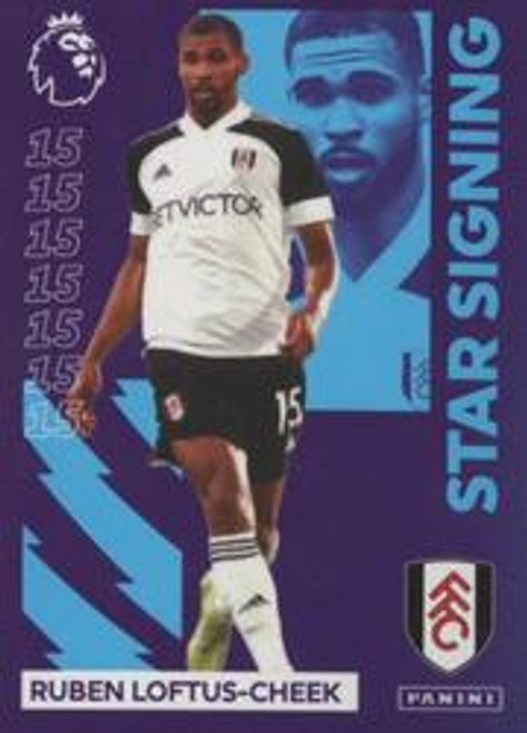#340 Ruben Loftus-Cheek (Fulham) Panini Premier League 2021 Sticker Collection STAR SIGNING