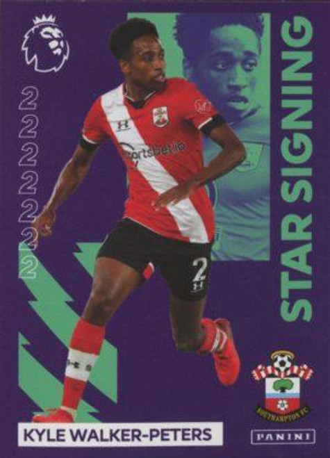 #348 Kyle Walker-Peters (Southampton) Panini Premier League 2021 Sticker Collection STAR SIGNING