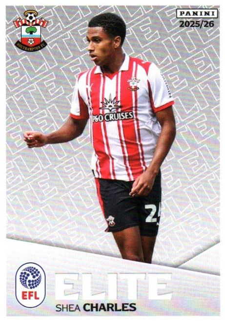 #242 Shea Charles (Southampton) Panini EFL 2025/26 Sticker Collection ELITE