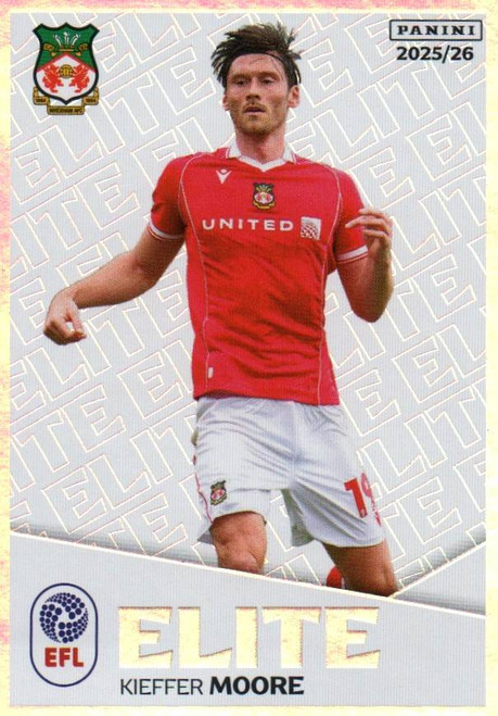 #244 Kieffer Moore (Wrexham) Panini EFL 2025/26 Sticker Collection ELITE