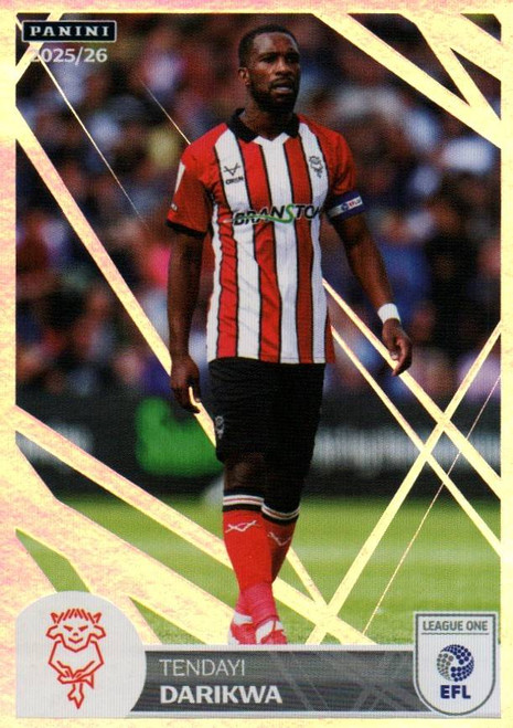#578 Tendayi Darikwa (Lincoln City) Panini EFL 2025/26 Sticker Collection KEY PLAYER