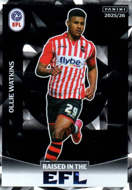 #691 Ollie Watkins (Brentford) Panini EFL 2025/26 Sticker Collection RAISED IN THE EFL