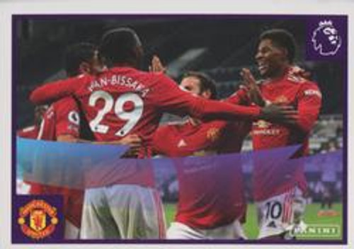 #436 United We Stand (Manchester United) Panini Premier League 2021 Sticker Collection