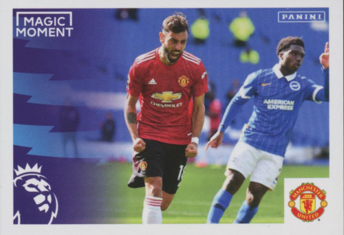 #437 Magic Moment (Manchester United) Panini Premier League 2021 Sticker Collection