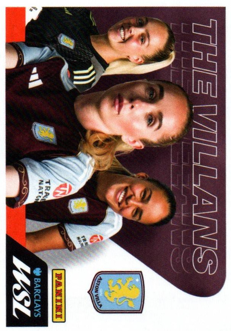 #6 The Villans (Aston Villa) Panini Women's Super League 2026 Sticker Collection