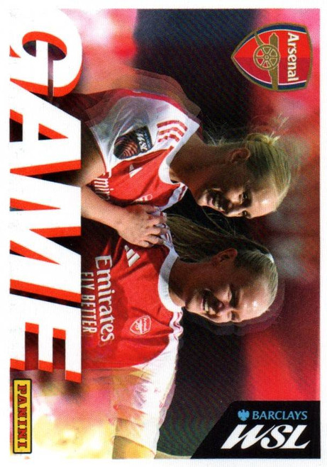 #60 Game (Arsenal) Panini Women's Super League 2026 Sticker Collection