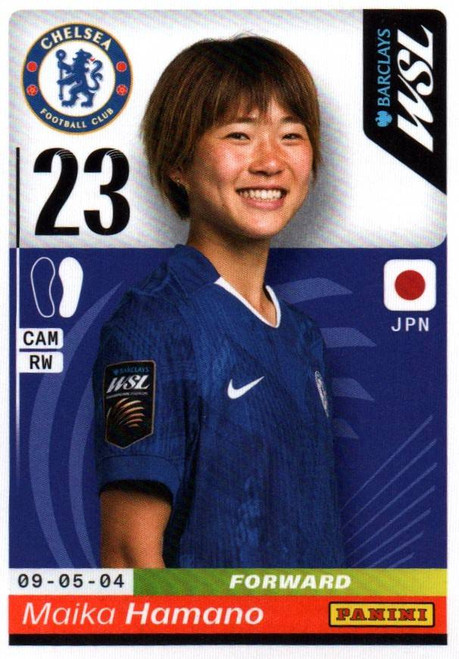 #156 Maika Hamano (Chelsea) Panini Women's Super League 2026 Sticker Collection