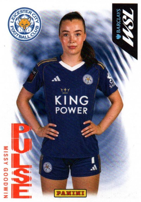 #227 Missy Goodwin (Leicester City) Panini Women's Super League 2026 Sticker Collection PULSE