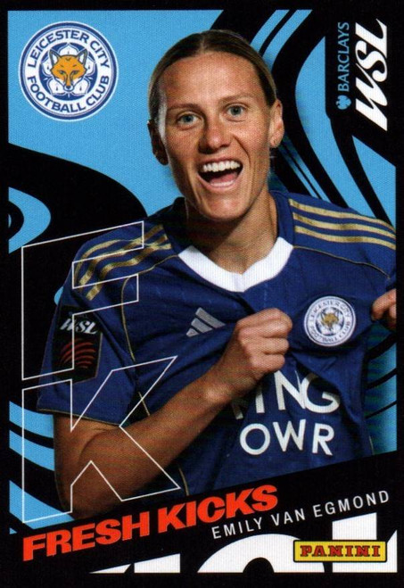 #228 Emily van Egmond (Leicester City) Panini Women's Super League 2026 Sticker Collection FRESH KICKS
