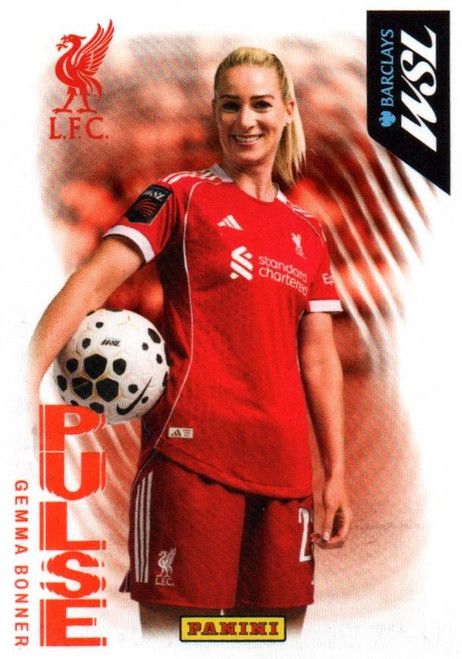 #272 Gemma Bonner (Liverpool) Panini Women's Super League 2026 Sticker Collection PULSE