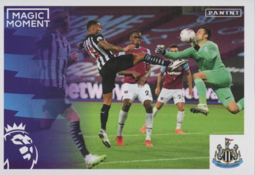 #466 Magic Moment (Newcastle United) Panini Premier League 2021 Sticker Collection