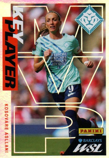 #309 Kosovare Asllani (London City Lionesses) Panini Women's Super League 2026 Sticker Collection KEY PLAYER