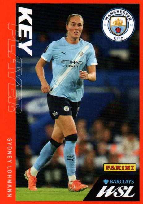 #343 Sydney Lohmann (Manchester City) Panini Women's Super League 2026 Sticker Collection KEY PLAYER