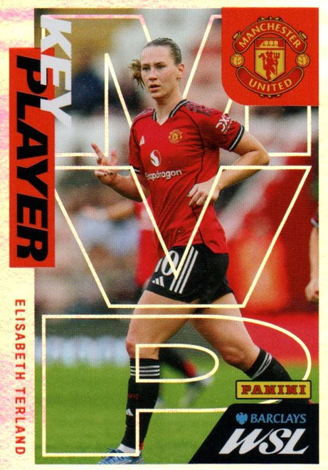 #375 Elisabeth Terland (Manchester United) Panini Women's Super League 2026 Sticker Collection KEY PLAYER