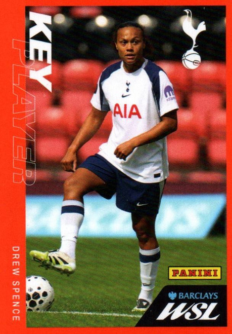 #407 Drew Spence (Tottenham Hotspur) Panini Women's Super League 2026 Sticker Collection KEY PLAYER