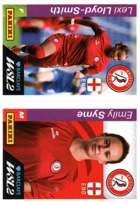 #463 Lexi Lloyd-Smith/ Emily Syme (Bristol City) Panini Women's Super League 2026 Sticker Collection